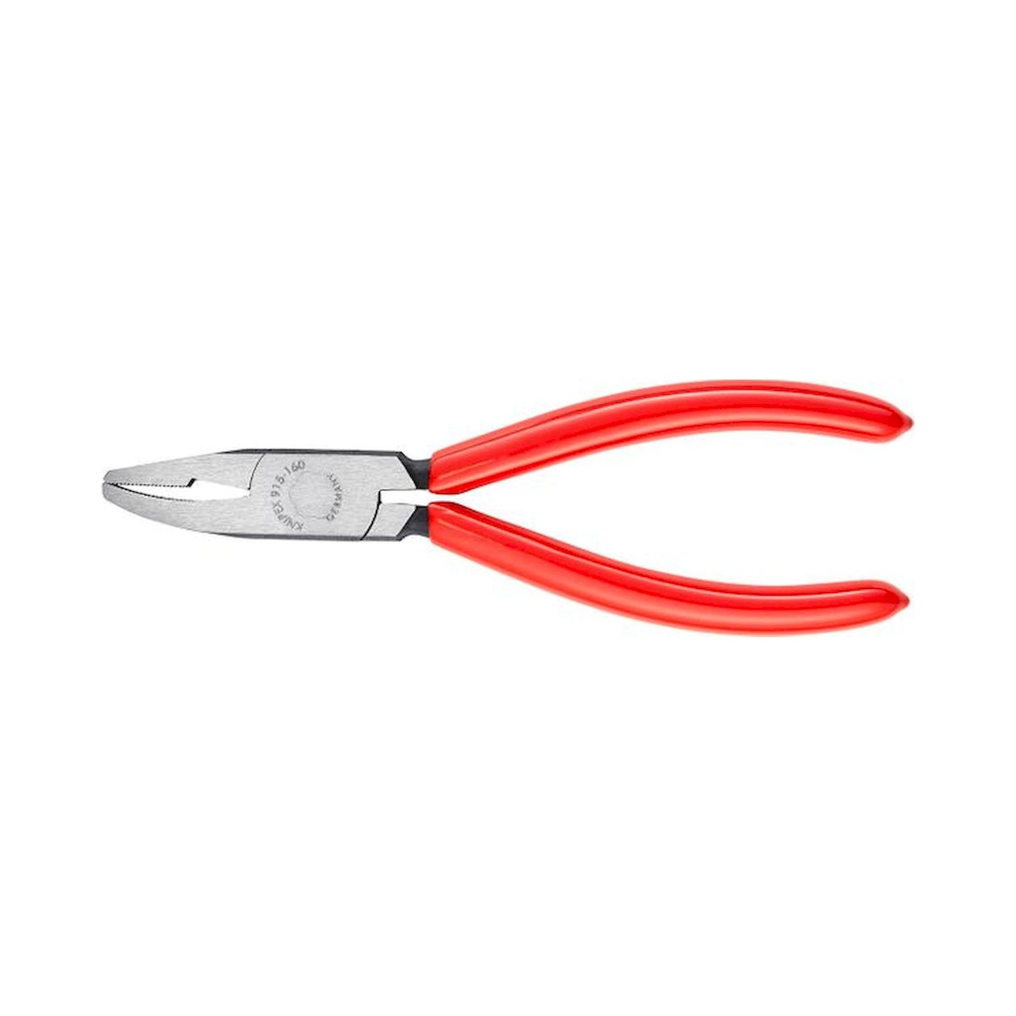 Knipex 91 51 160. Glaskröselzange, schwarz atramentiert, 160 mm
