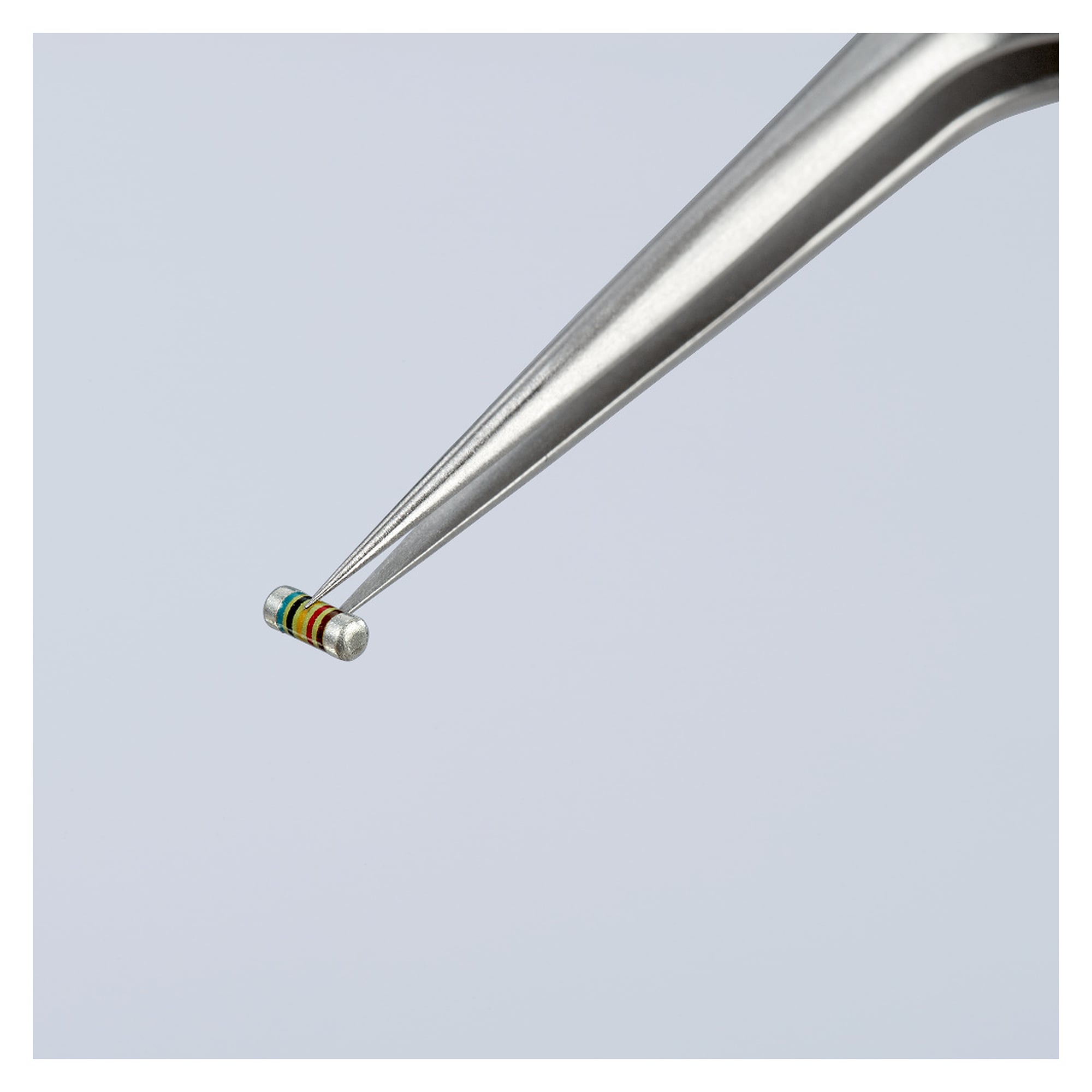 Brucelles de précision pour la mécanique fine, droites, pointe aiguille 0,06 mm, acier inoxydable Premium, 110 mm