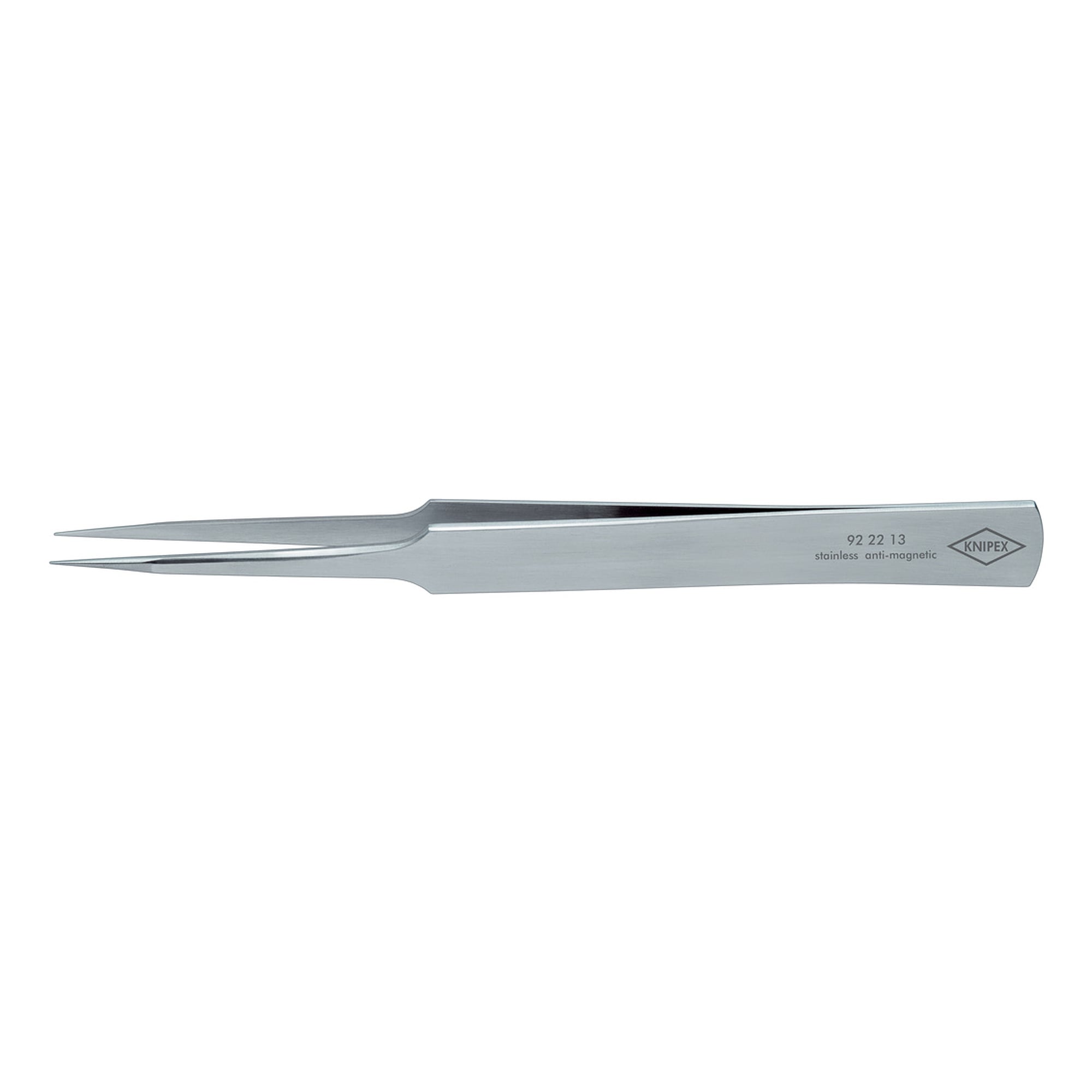 Universalpinzette spitze Form, gerade, Spitzenbreite 0,4 mm, Edelstahl, 130 mm
