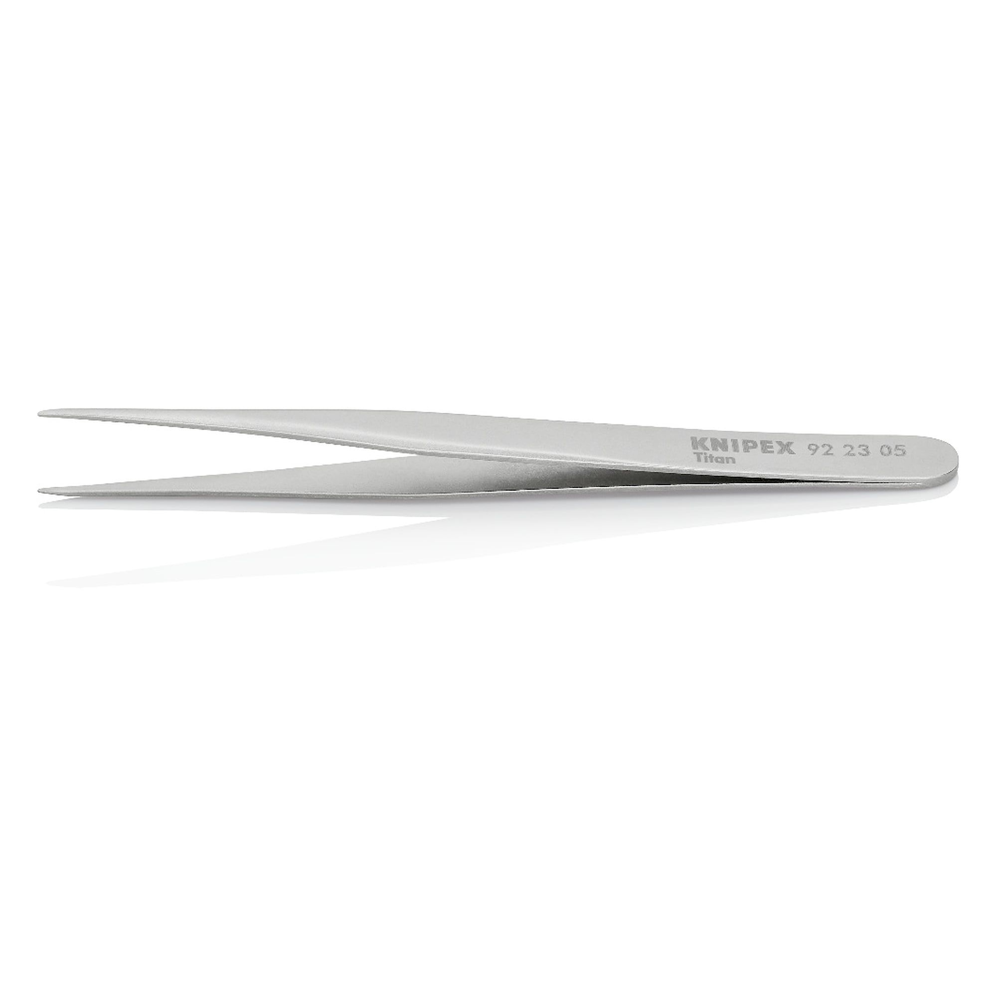 Titanpinzette spitze Form, 100 % antimagnetisch und antibakteriell, 120 mm