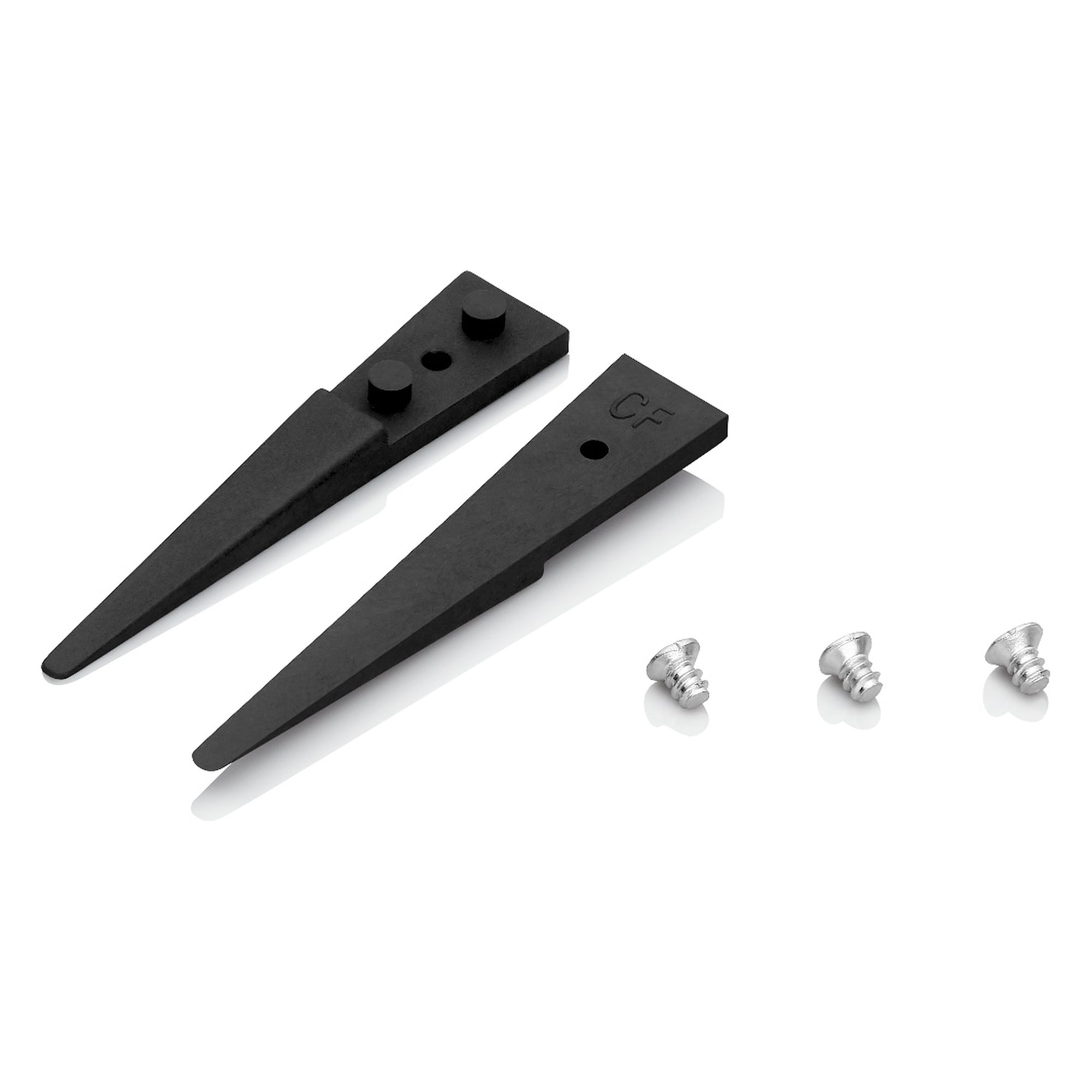Wechselspitzen ESD gerade, stumpf, Spitzenbreite 0,4 mm, für Pinzette 92 81 01, 40 mm