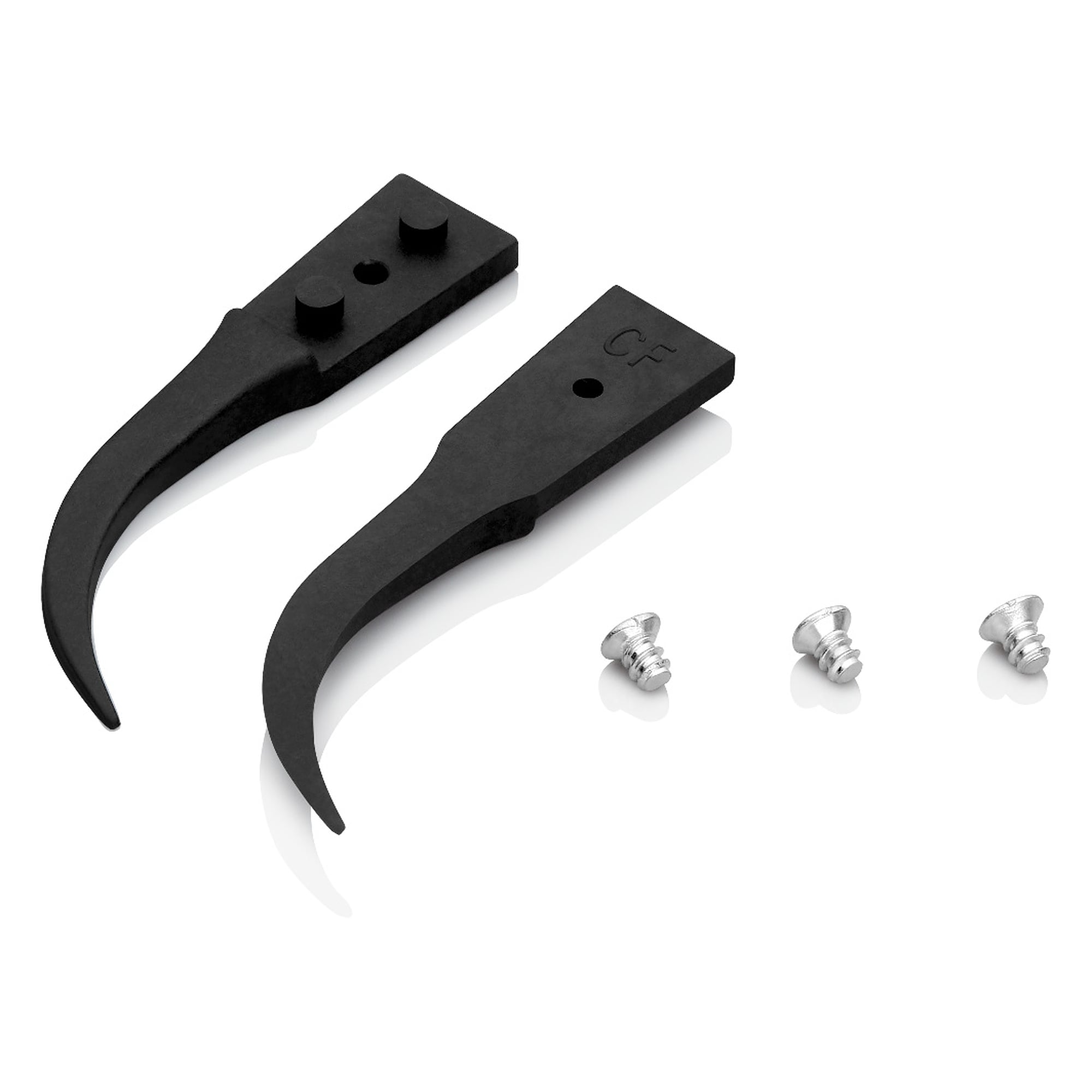 Wechselspitzen ESD gewinkelt 60°, spitz, Spitzenbreite 0,4 mm, für Pinzette 92 81 03, 40 mm