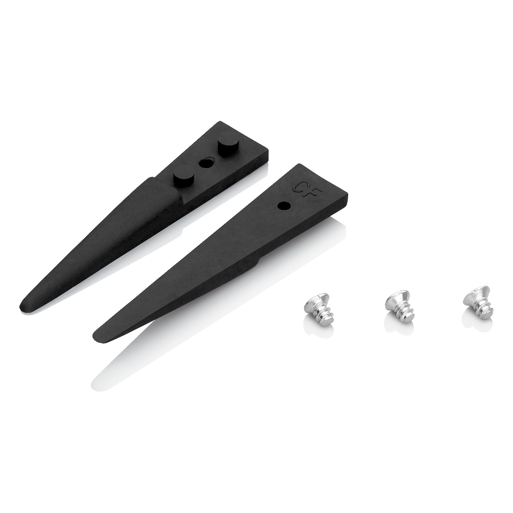 Wechselspitzen ESD gerade, stumpf, Spitzenbreite 1 mm, für Pinzette 92 81 04, 40 mm