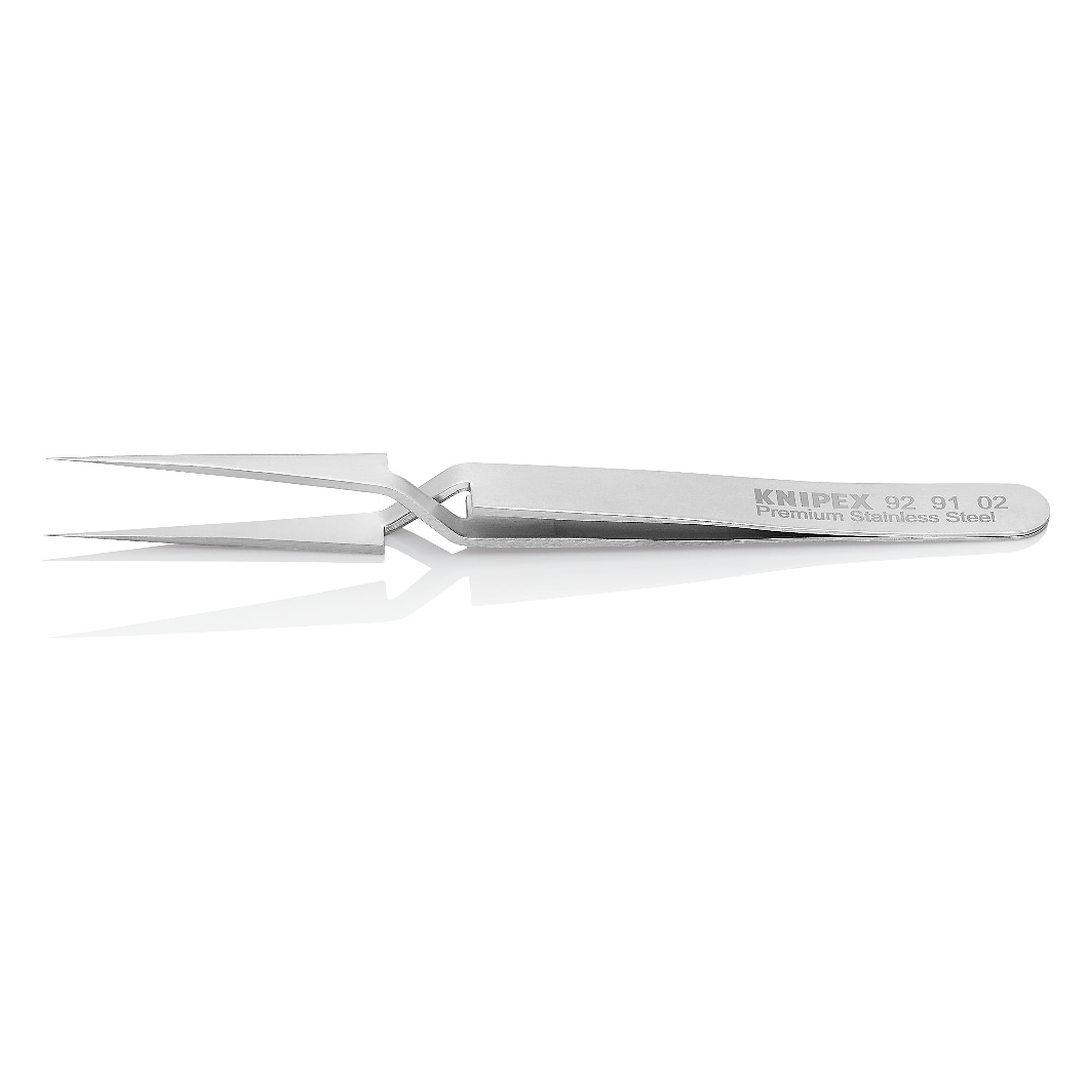 Universalkreuzpinzette gerade, nadelspitze Spitzen 0,2 mm, Premium-Edelstahl, 120 mm