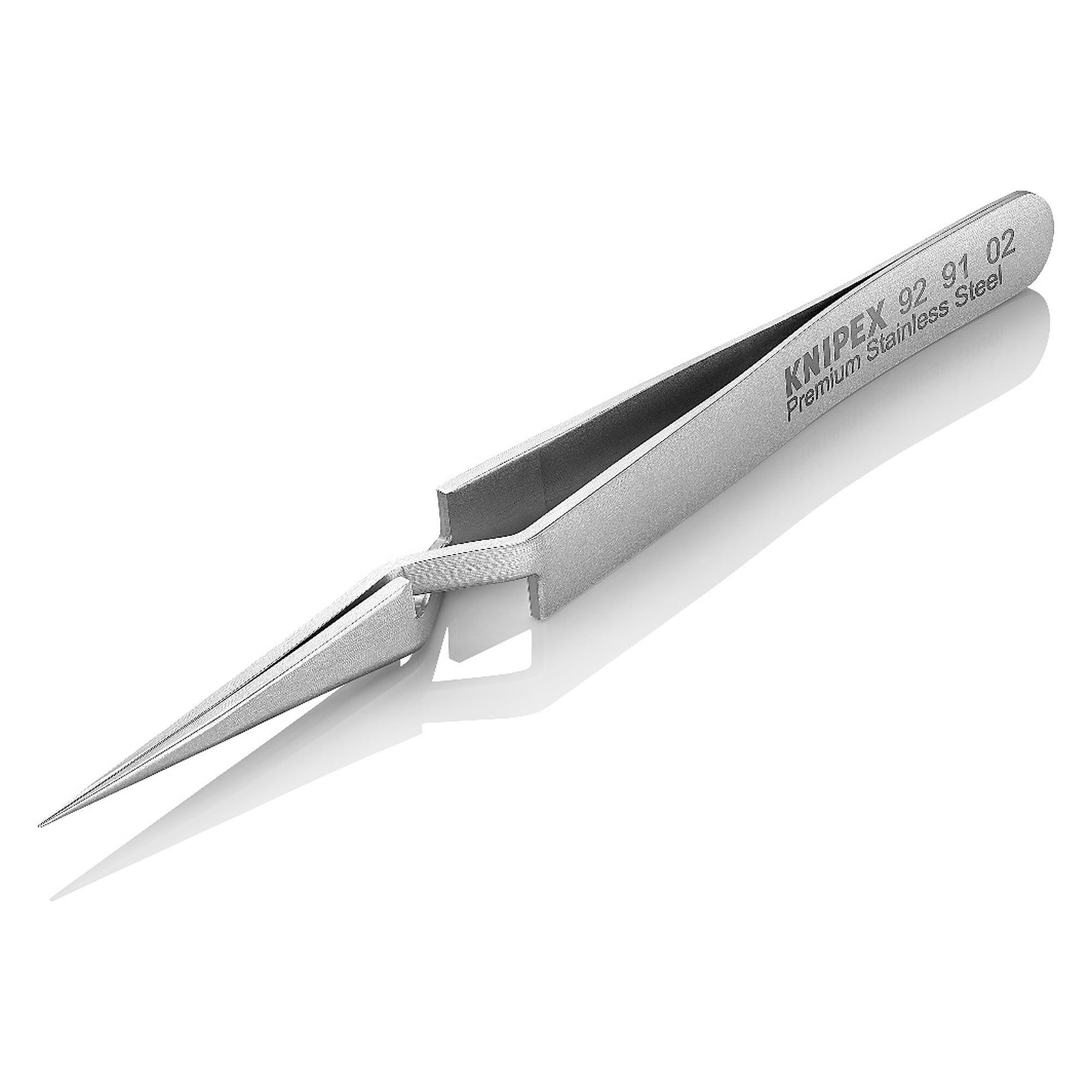 Universalkreuzpinzette gerade, nadelspitze Spitzen 0,2 mm, Premium-Edelstahl, 120 mm