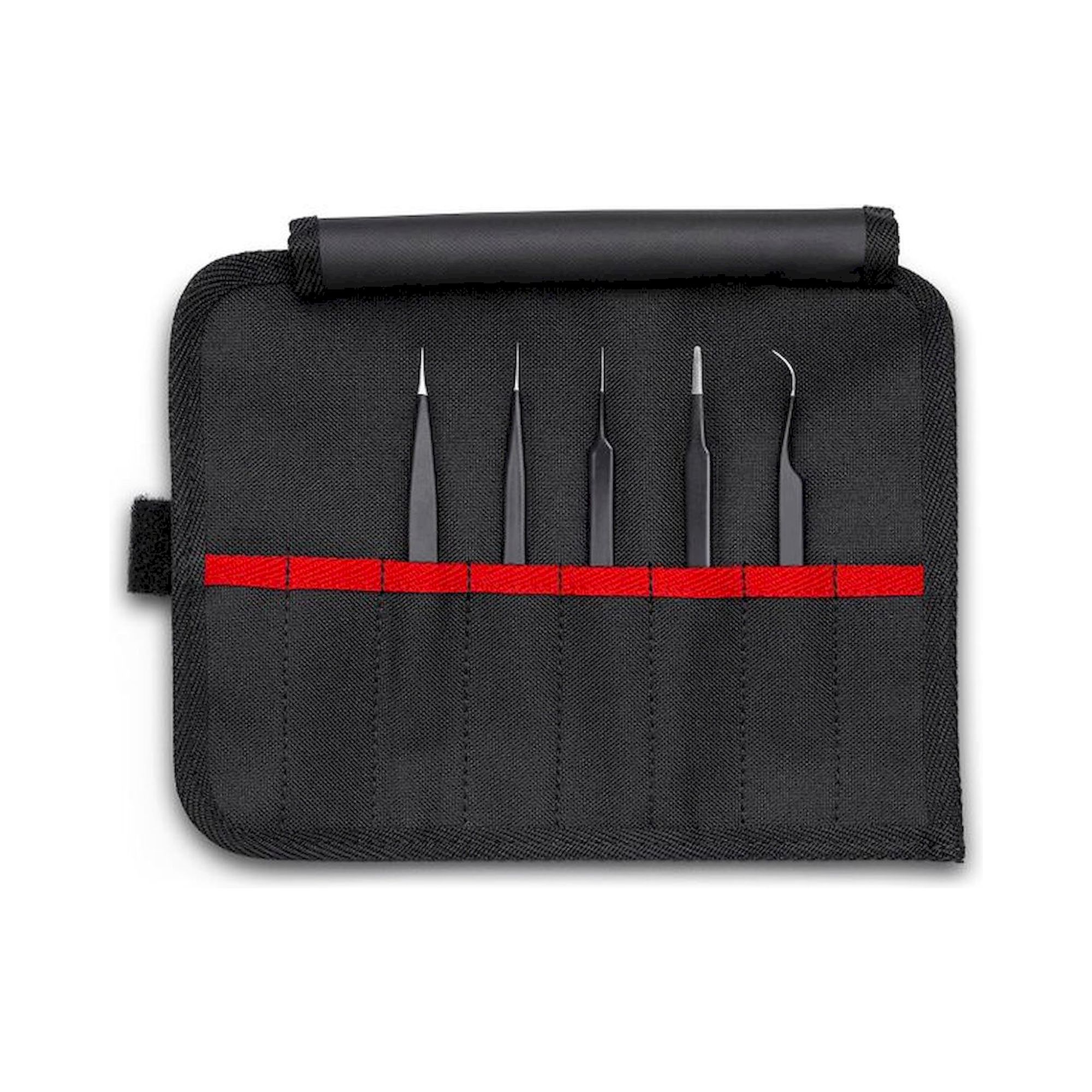 Knipex 92 00 01 ESD. ESD universal tweezers set 5 pieces, 135 mm
