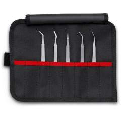 Knipex 92 00 03. SMD precision tweezers set, 5 pieces, 135 mm