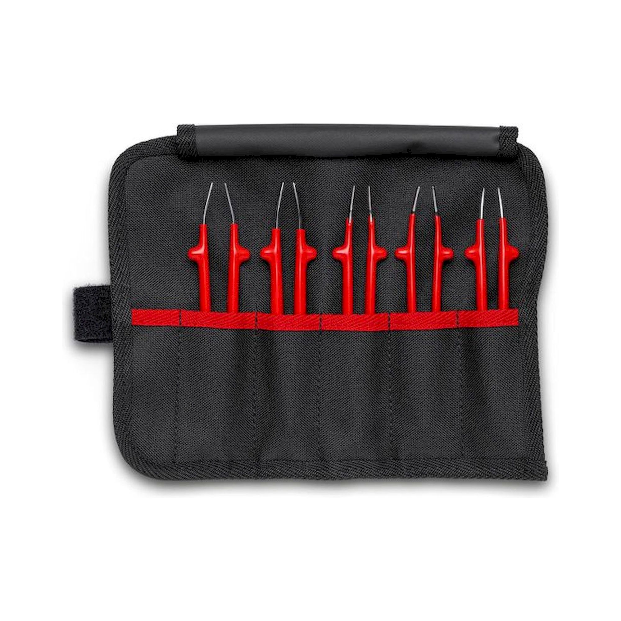 Knipex 92 00 04. Universal forceps set insulated, 5 pieces, 135 mm