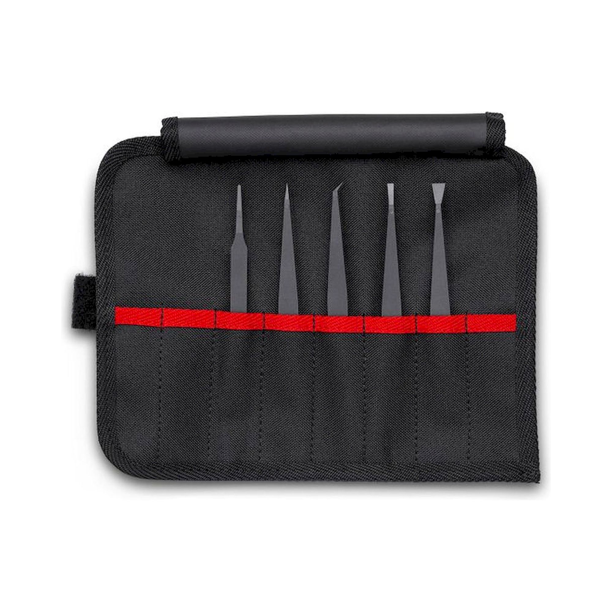 Knipex 92 00 05 ESD. ESD plastic tweezers set, 5 pieces, 135 mm