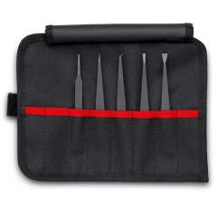 Knipex 92 00 05 ESD. ESD plastic tweezers set, 5 pieces, 135 mm