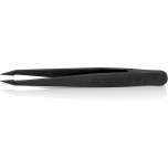 Knipex 92 09 02 ESD. ESD plastic tweezers, smooth, pointed, carbon fiber reinforced plastic, 115 mm