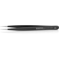 Knipex 92 21 01 ESD. ESD Universalpinzette, glatt, Premium Edelstahl, 125 mm