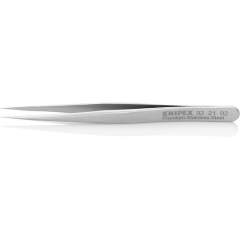 Knipex 92 21 02. Precision tweezers, Smooth, Premium stainless steel, 110 mm