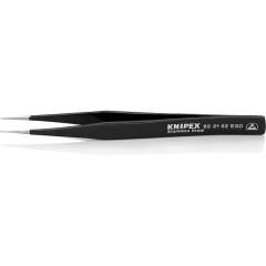 Knipex 92 21 02 ESD. ESD Universal tweezers, Smooth, Premium stainless steel, 128 mm