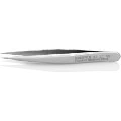 Knipex 92 21 05. Mini precision tweezers, smooth, premium stainless steel, 70 mm
