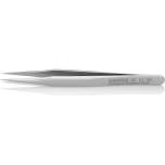 Knipex 92 21 06. Mini precision tweezers, smooth, premium stainless steel, 80 mm