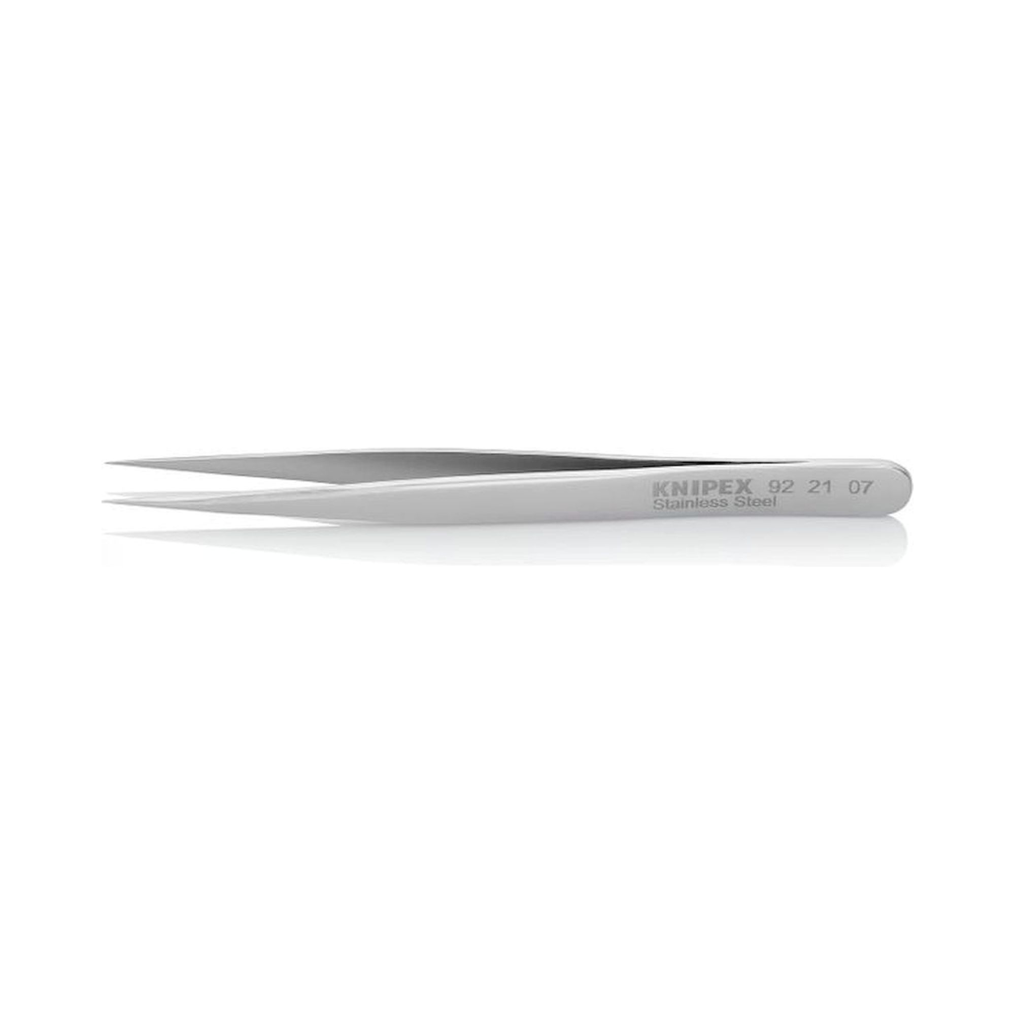 Knipex 92 21 07. Universal tweezers, Smooth, Stainless steel, 110 mm