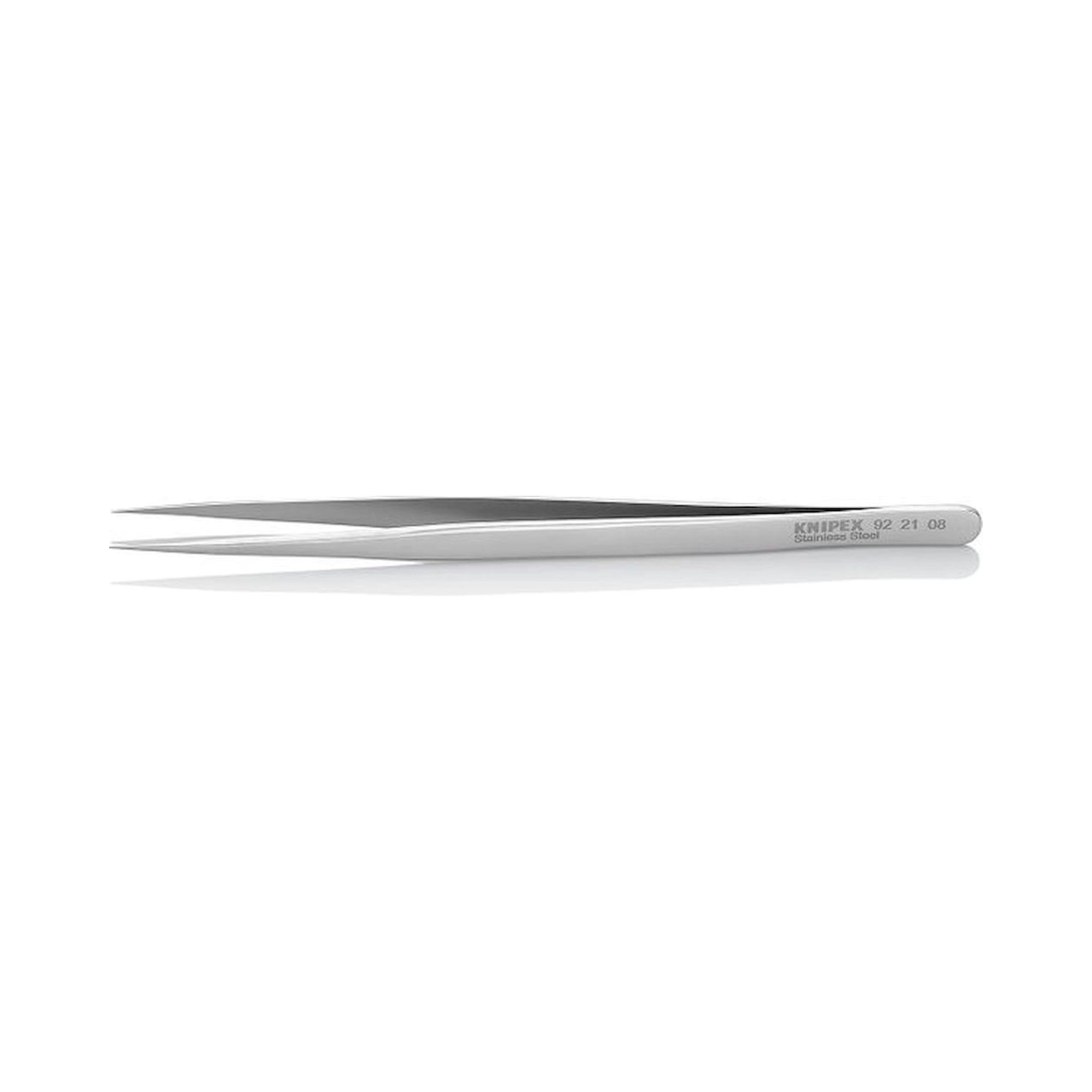 Knipex 92 21 08. Universal tweezers, Smooth, Stainless steel, 140 mm