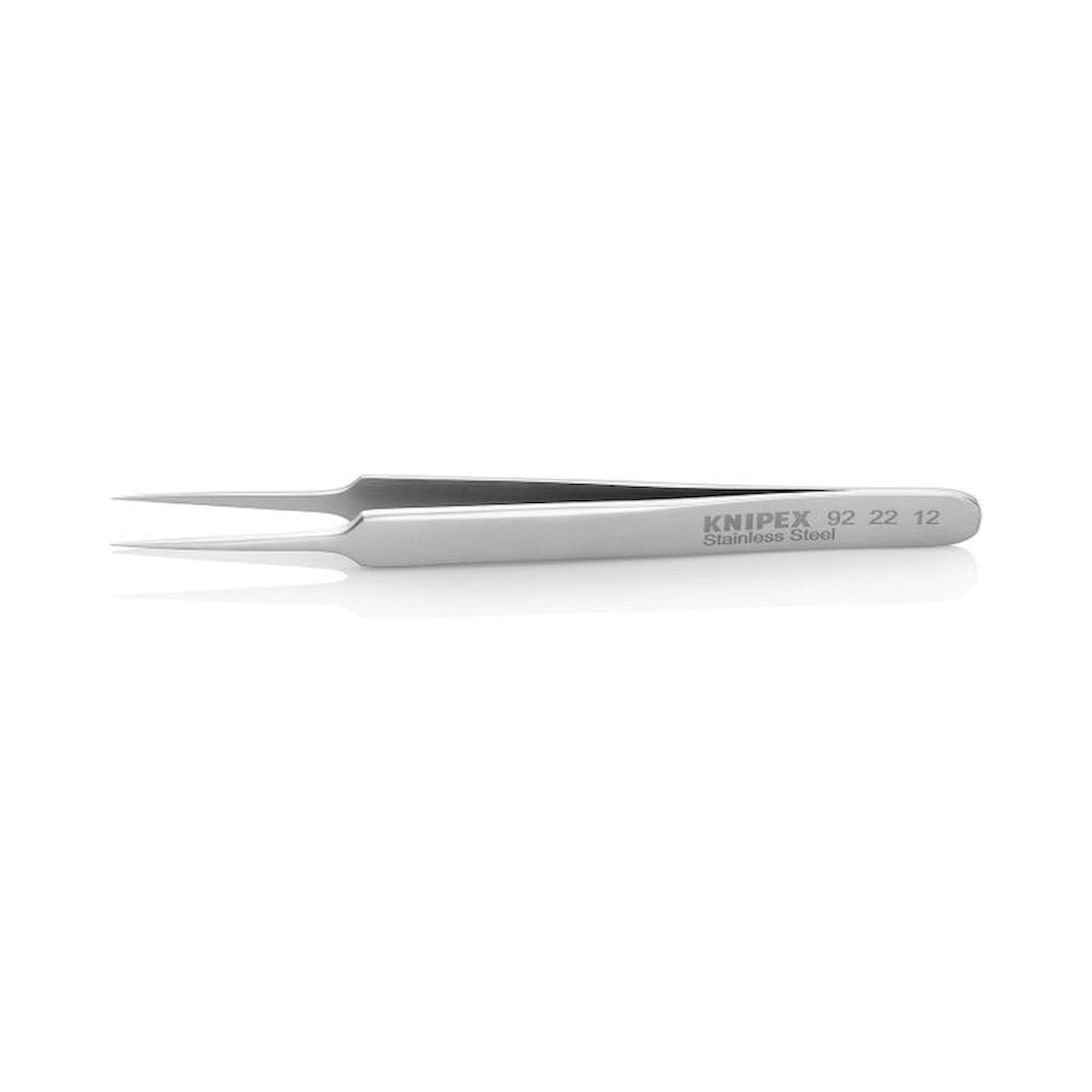 Knipex 92 22 12. Präzisions-Pinzette nadelspitze Form, 105 mm