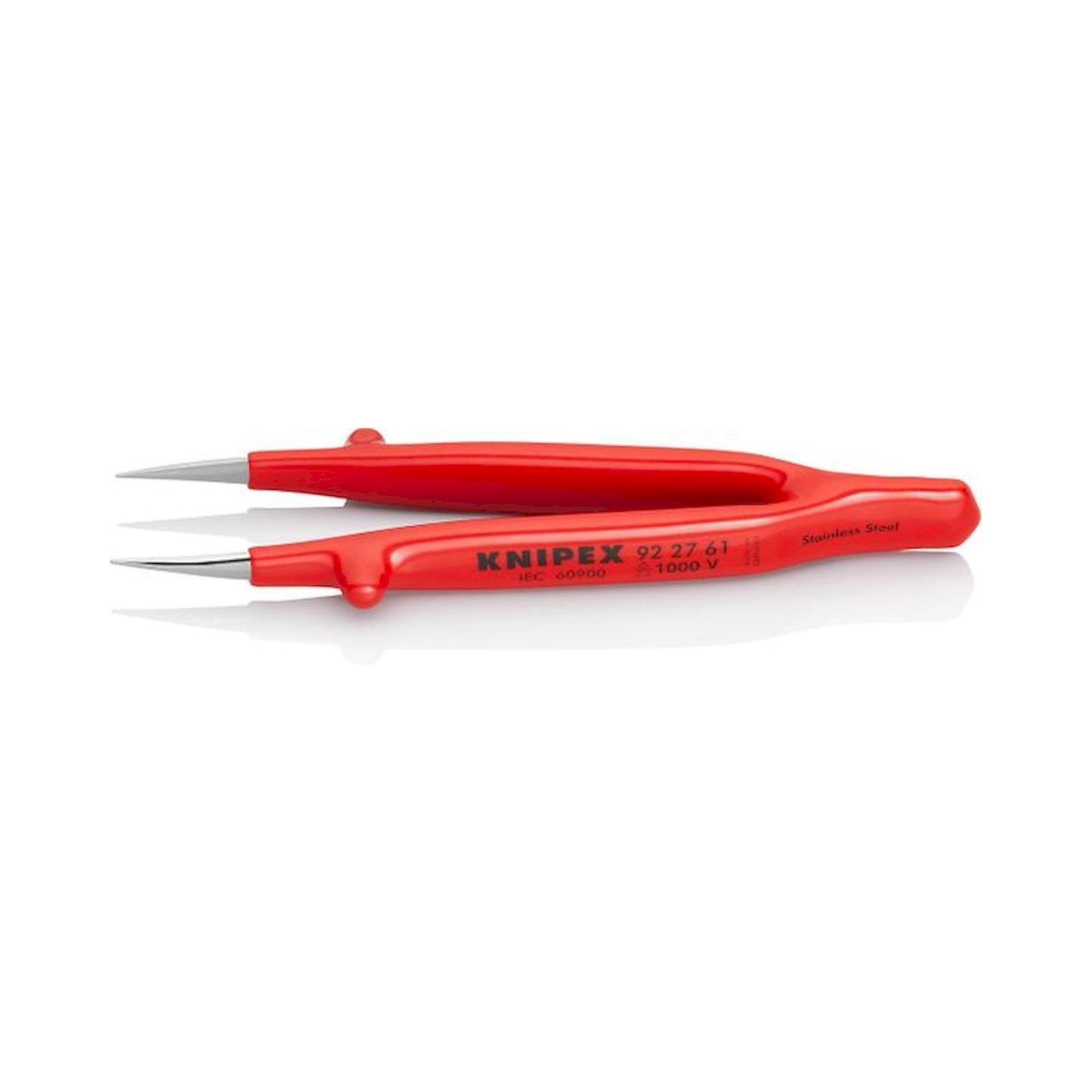 Knipex 92 27 61. Precision tweezers with guide pin, 130 mm