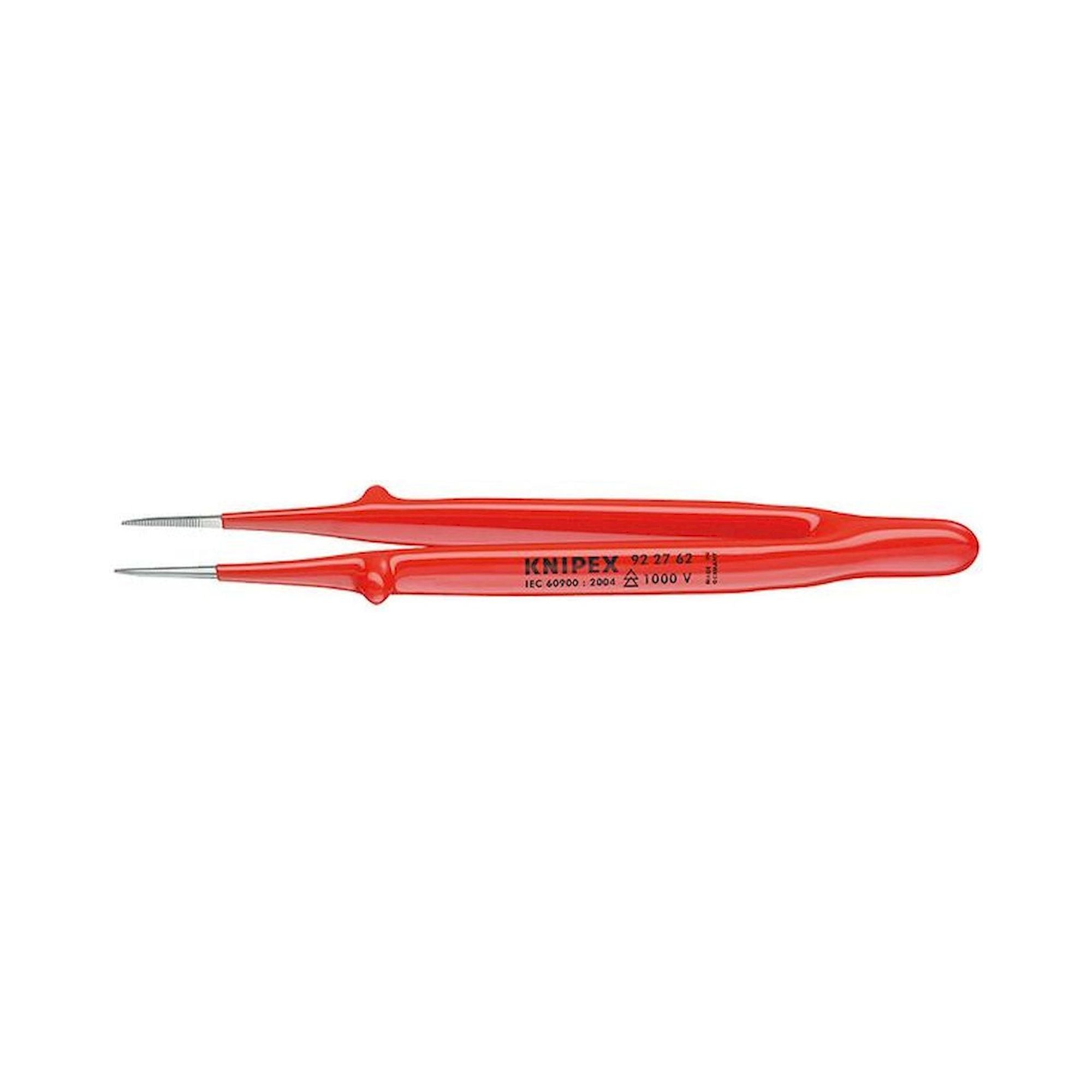Knipex 92 27 62. Precision tweezers Pointed, straight, insulation, 153 mm
