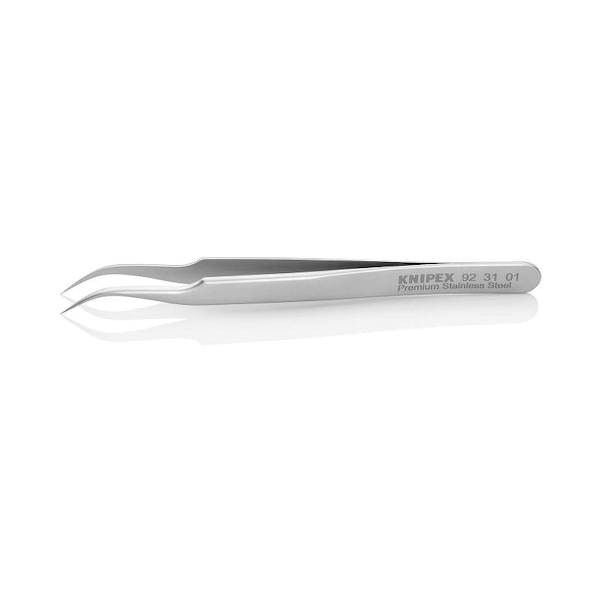 Knipex 92 31 01. Precision tweezers, Smooth, Premium stainless steel, 120 mm