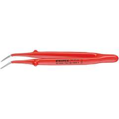 Knipex 92 37 64. Precision tweezers insulated, angled, 155 mm