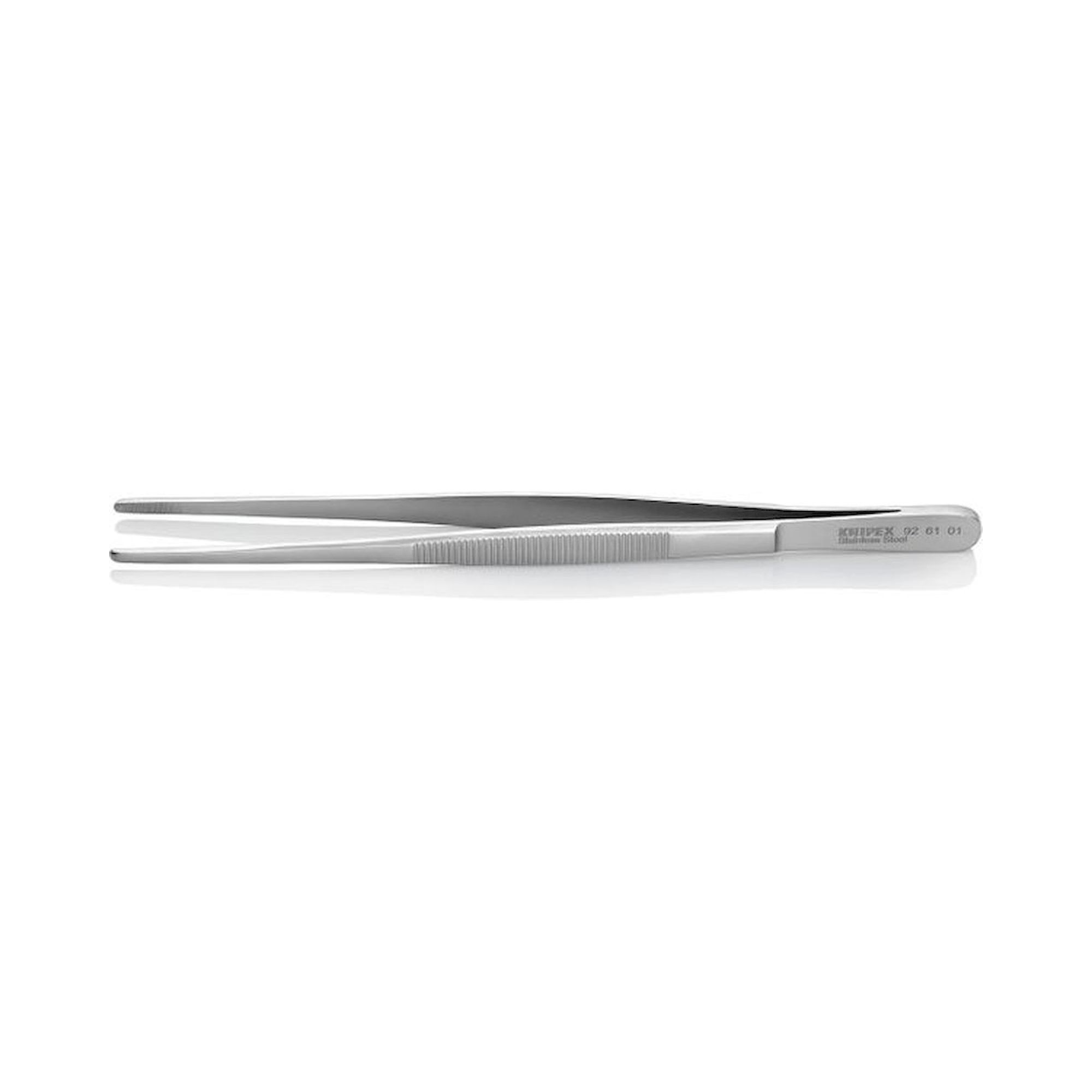 Knipex 92 61 01. Universal tweezers, serrated, stainless steel, 200 mm