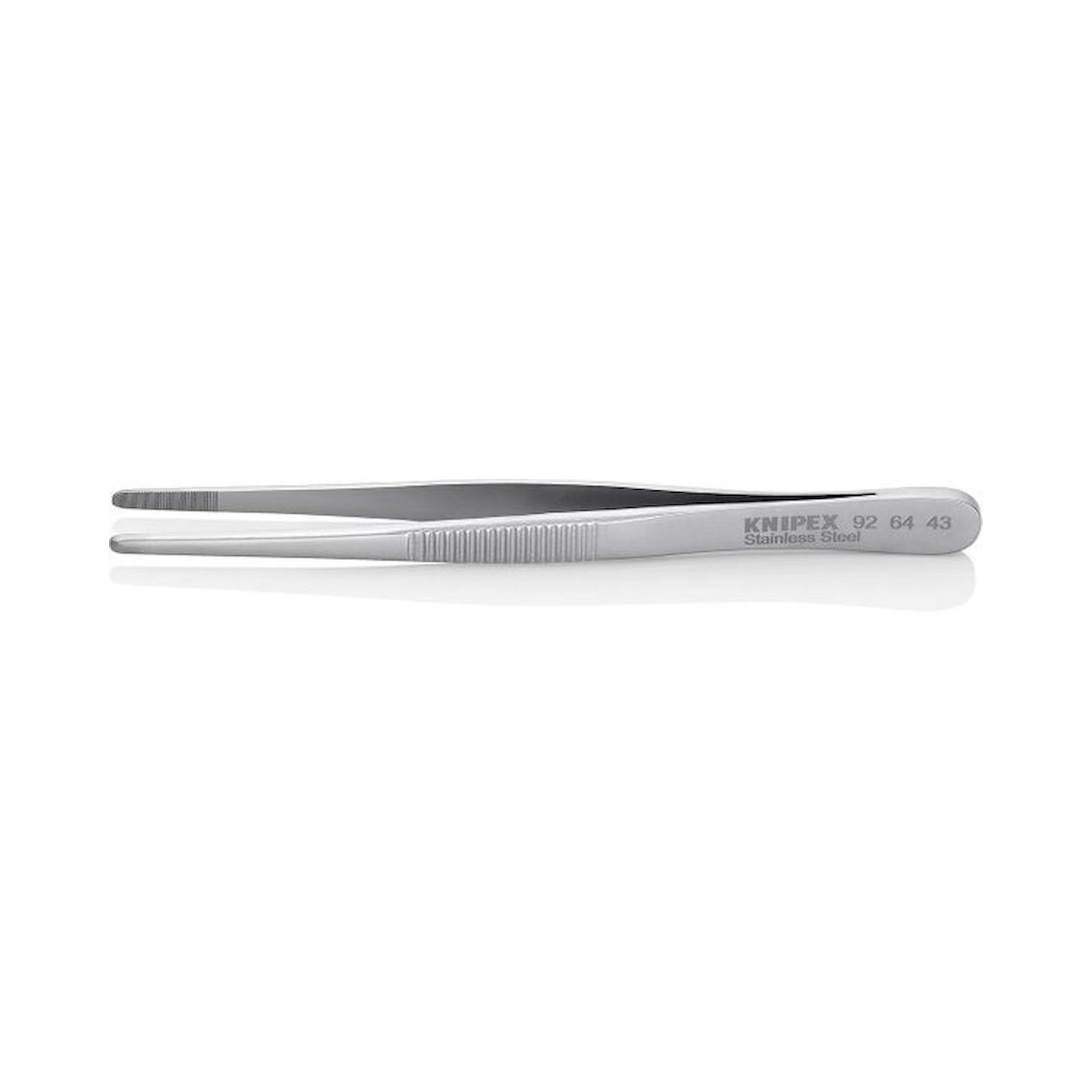 Knipex 92 64 43. Precision tweezers blunt shape, 120 mm