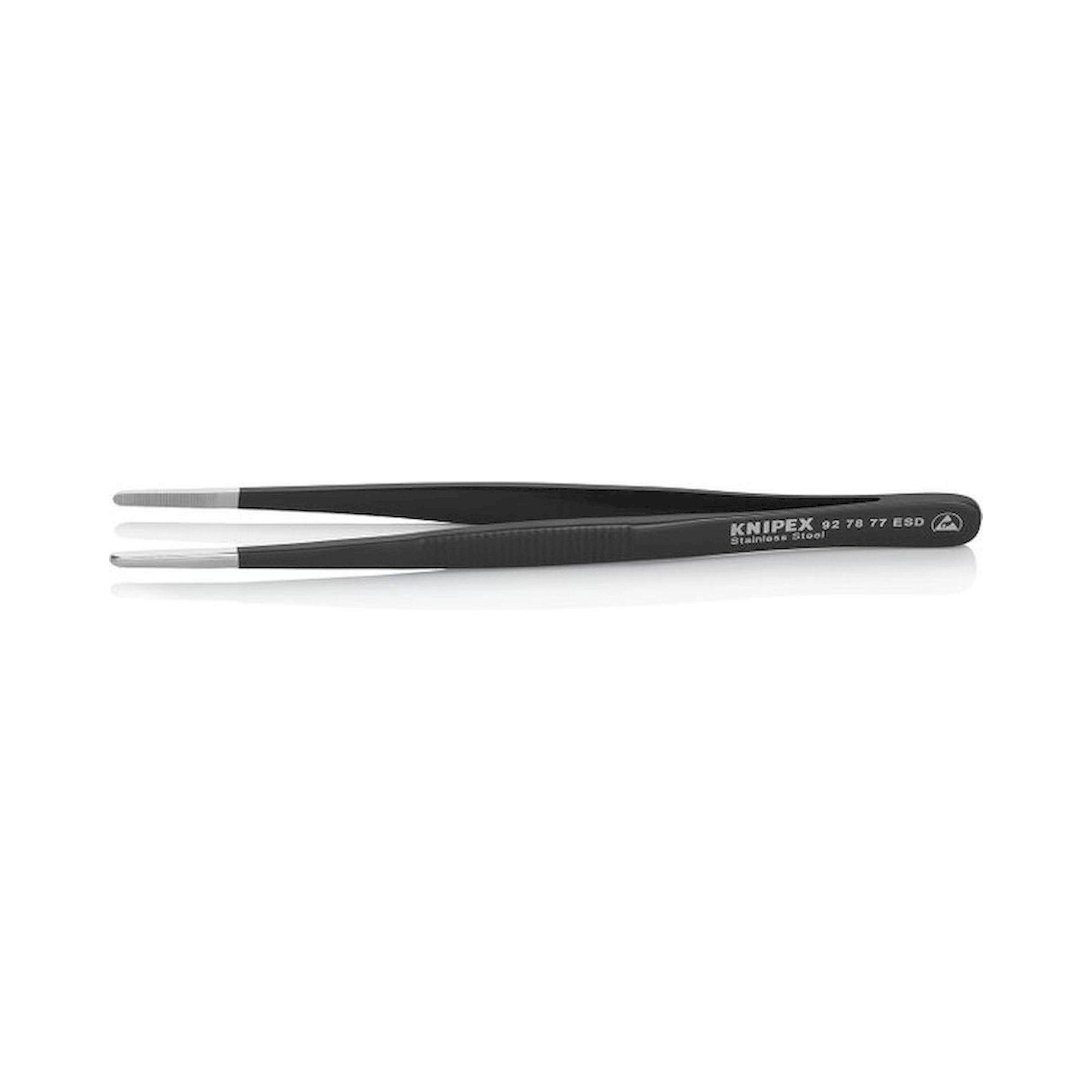 Knipex 92 78 77 ESD. ESD precision tweezers, 145 mm