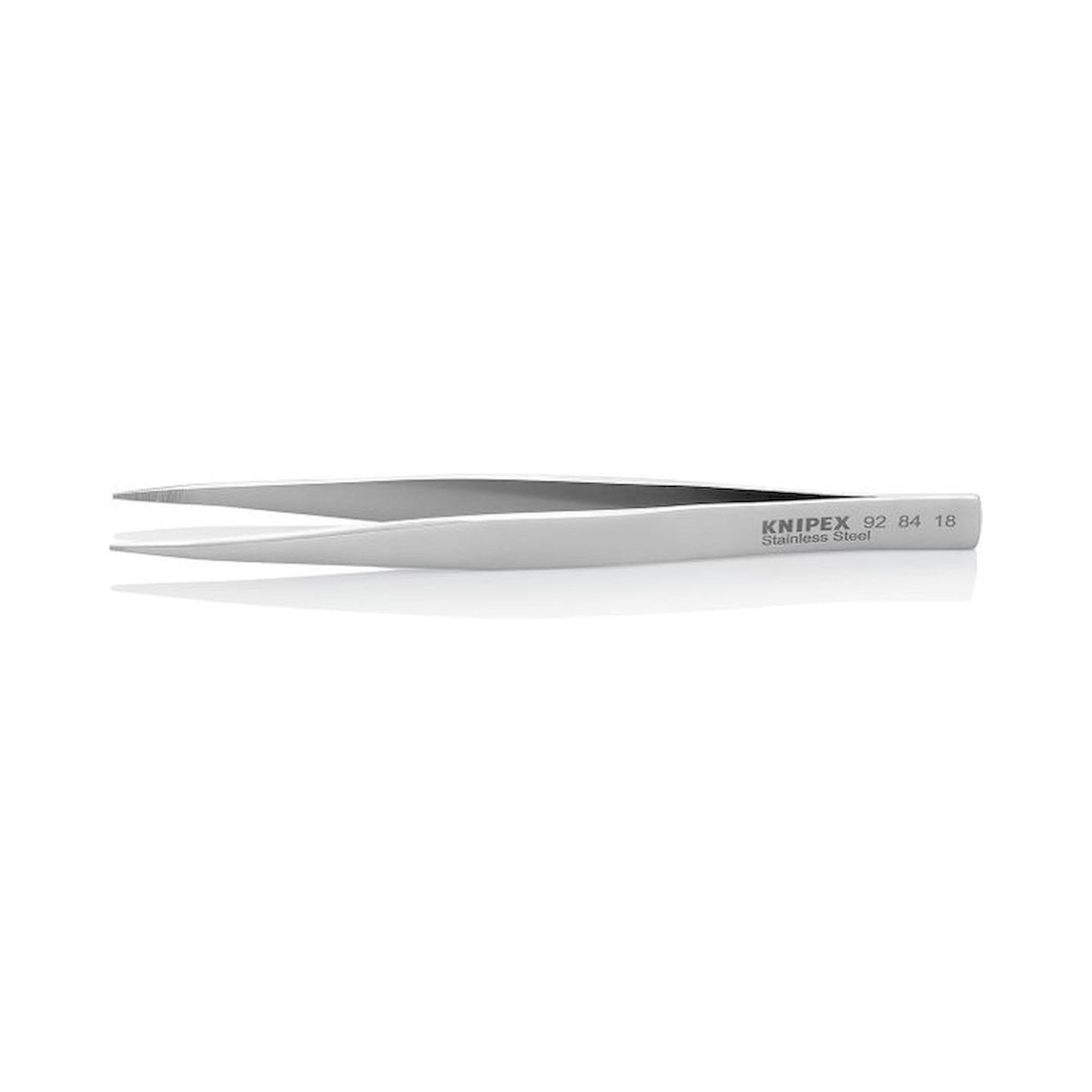 Knipex 92 84 18. Präzisions-Pinzette rechtwinklig abgestoßen, 125 mm
