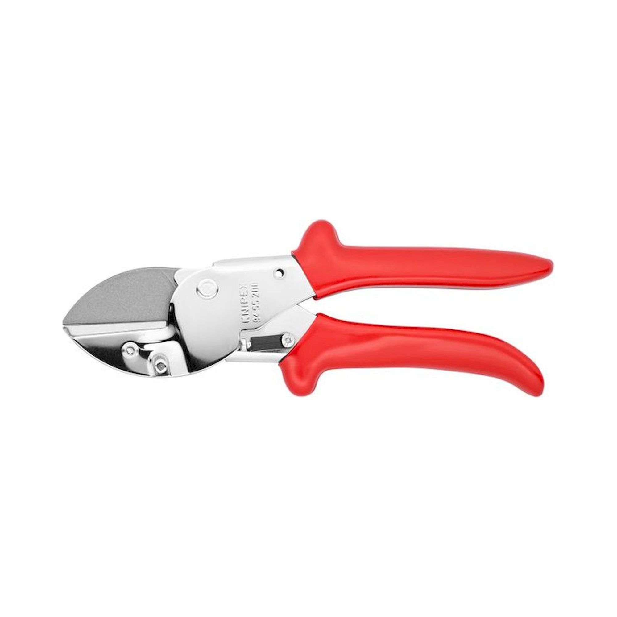 Knipex 94 55 200. Amboss-Schere, verchromt, mit Kunststoff-Hüllen, 200 mm