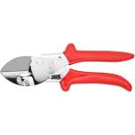 Knipex 94 55 200. Anvil shears, chrome-plated, with plastic sleeves, 200 mm