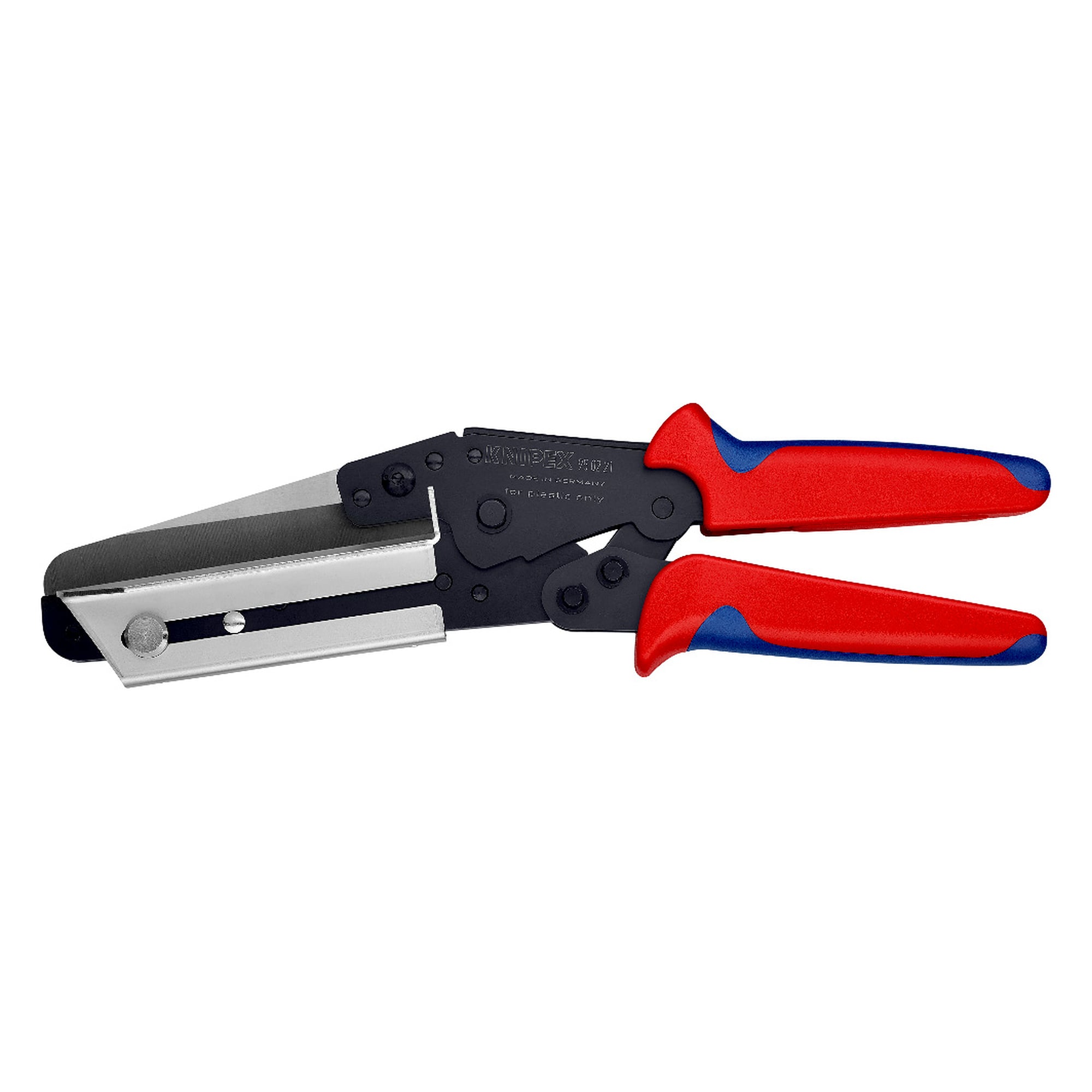Ciseaux pour matières plastiques et goulottes de câbles, genouillère, lame de 110 mm, 275 mm