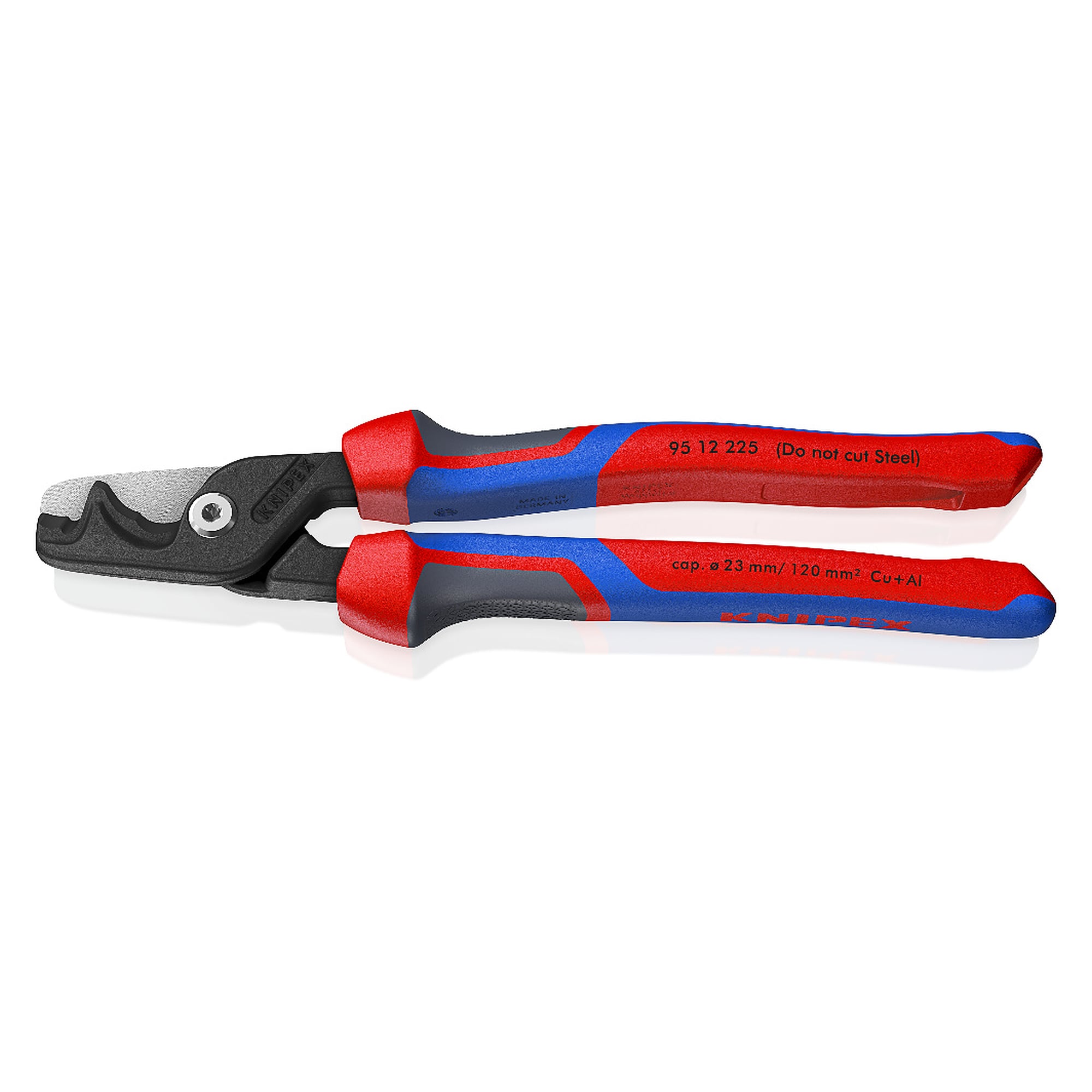 StepCut XL cable shears with step cut for cable up to 120 mm², 225 mm