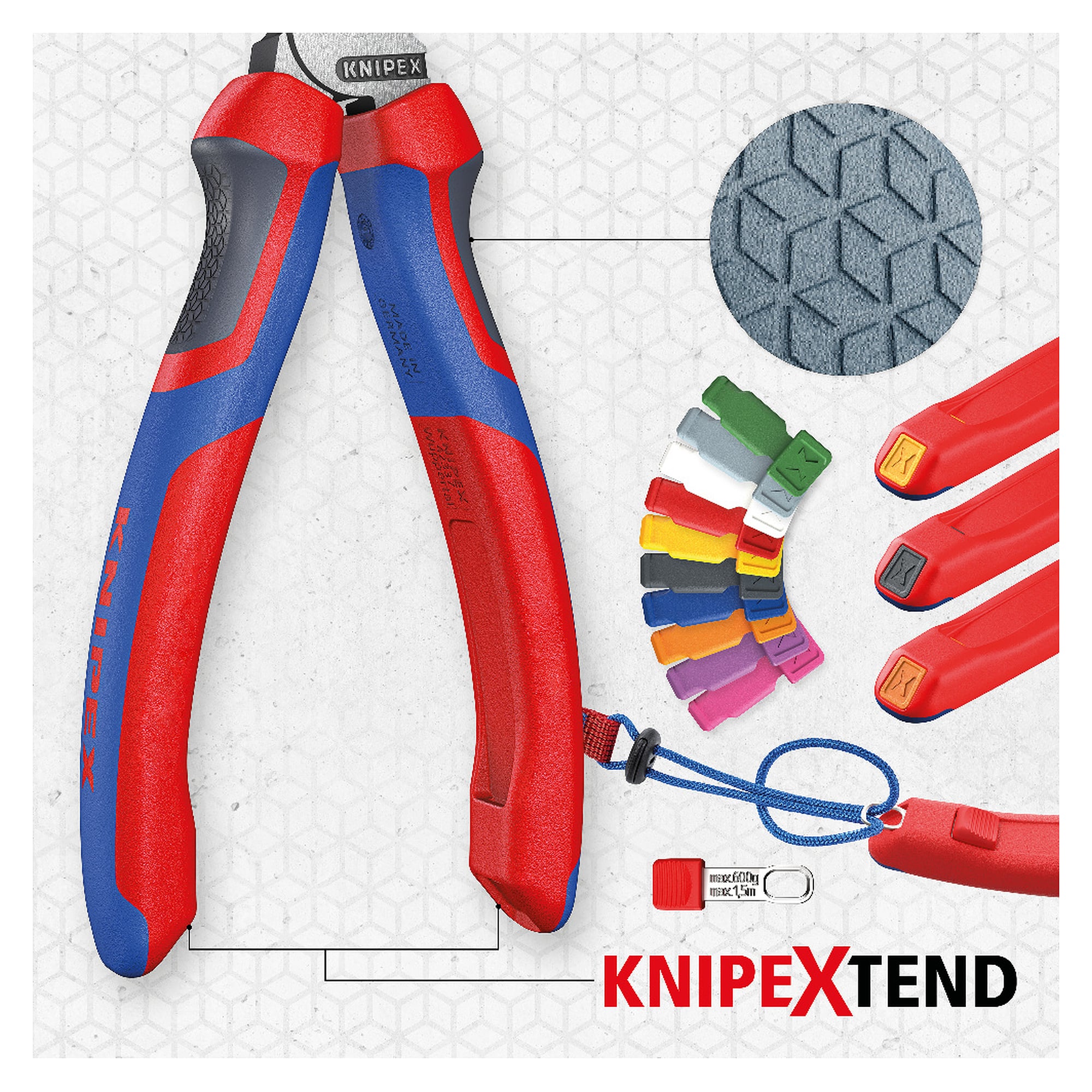 StepCut XL cable shears with step cut for cable up to 120 mm², 225 mm
