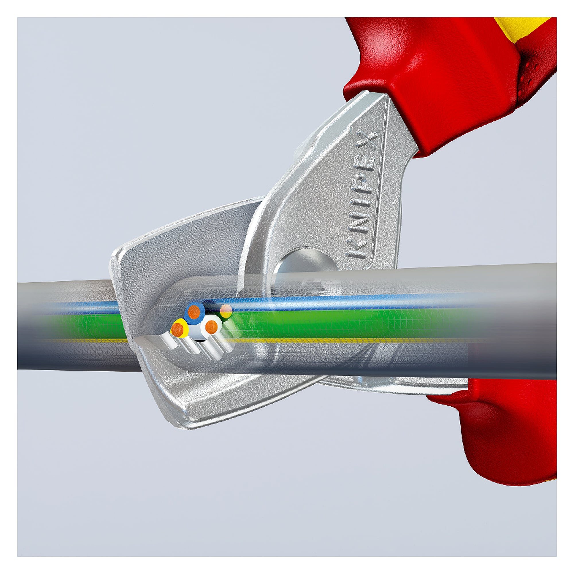 StepCut Kabelschere VDE, Cu- und Al-Kabel bis Ø 15 mm, 40 % leichterer Schnitt, 160 mm
