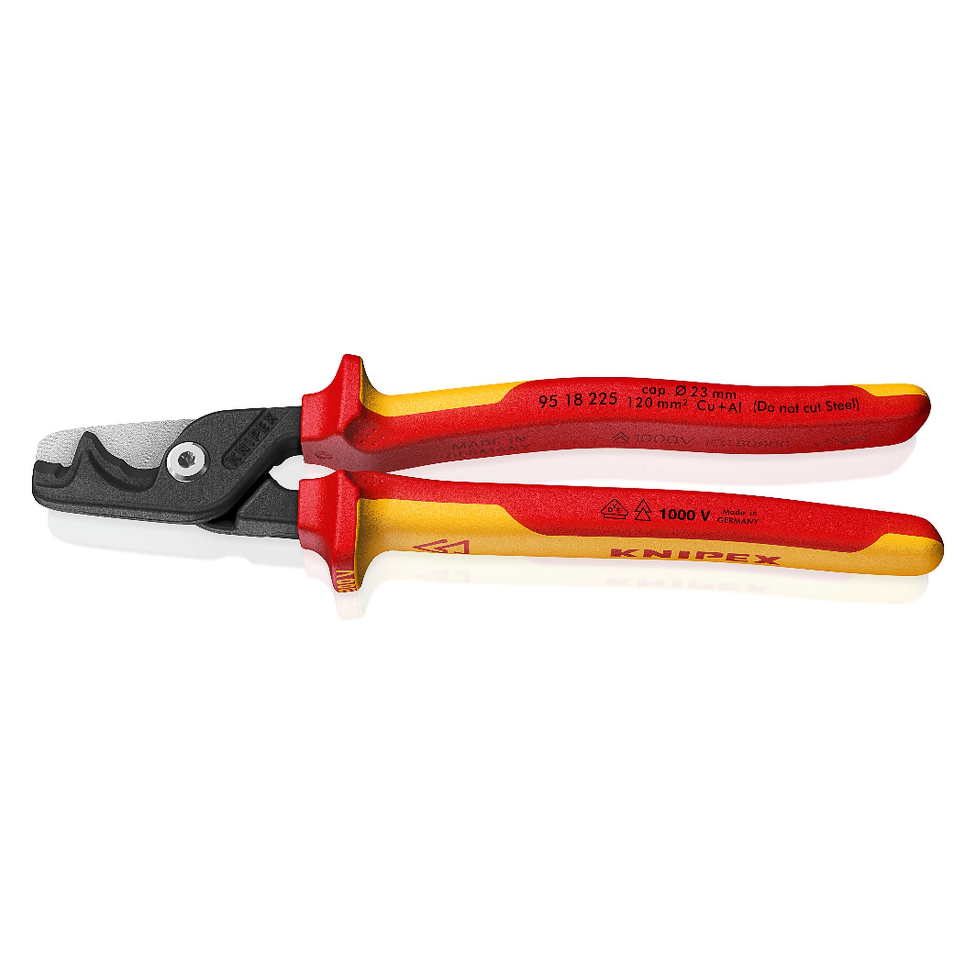 Coupe-câbles StepCut XL avec coupe par étapes pour câbles à torons fins jusqu'à 120 mm², 225 mm