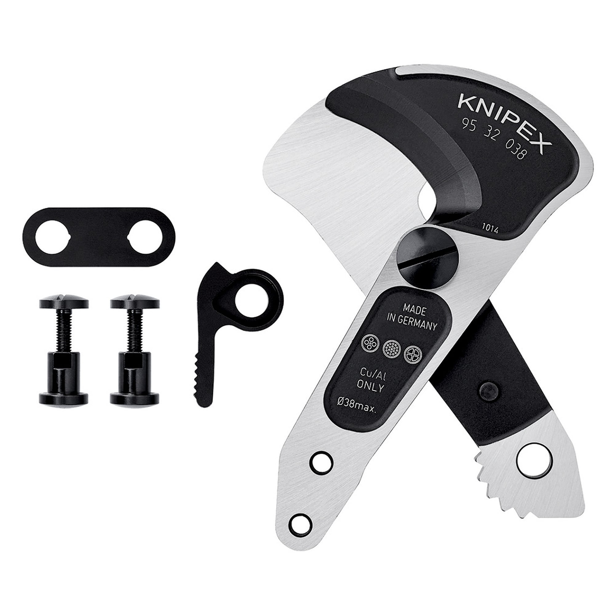 Spare cutter head for cable shears 95 32 038, replaceable, 100 x 26 mm