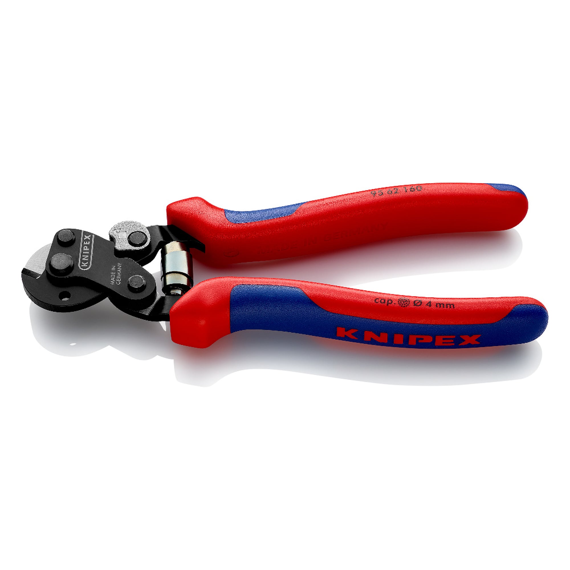 Wire rope cutter for high-strength wire ropes up to Ø 4 mm, burnished, 160 mm