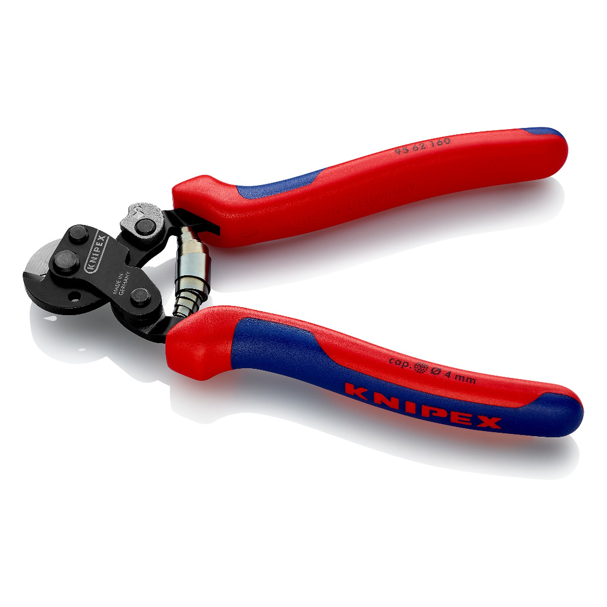 Wire rope cutter for high-strength wire ropes up to Ø 4 mm, burnished, 160 mm
