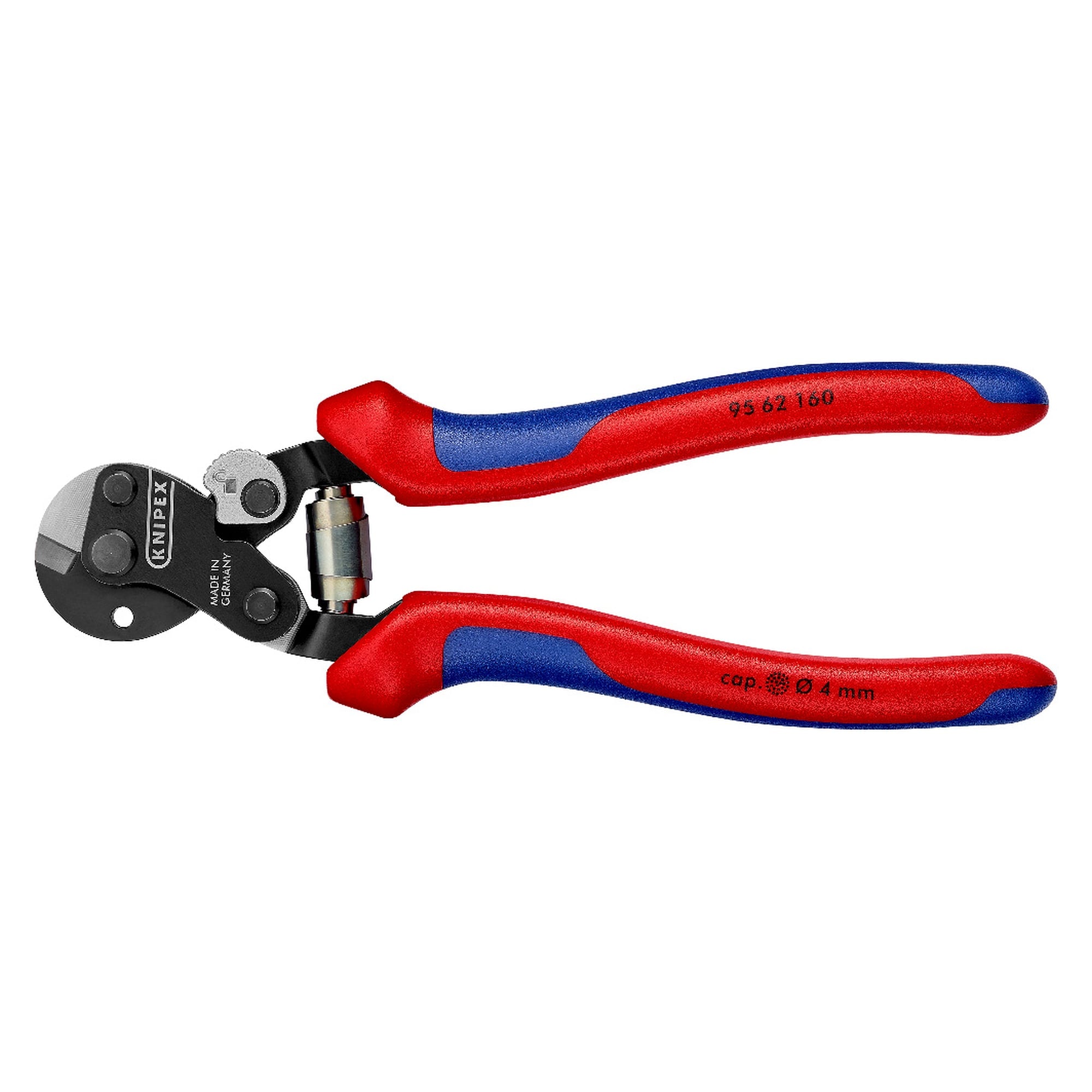 Wire rope cutter for high-strength wire ropes up to Ø 4 mm, burnished, 160 mm