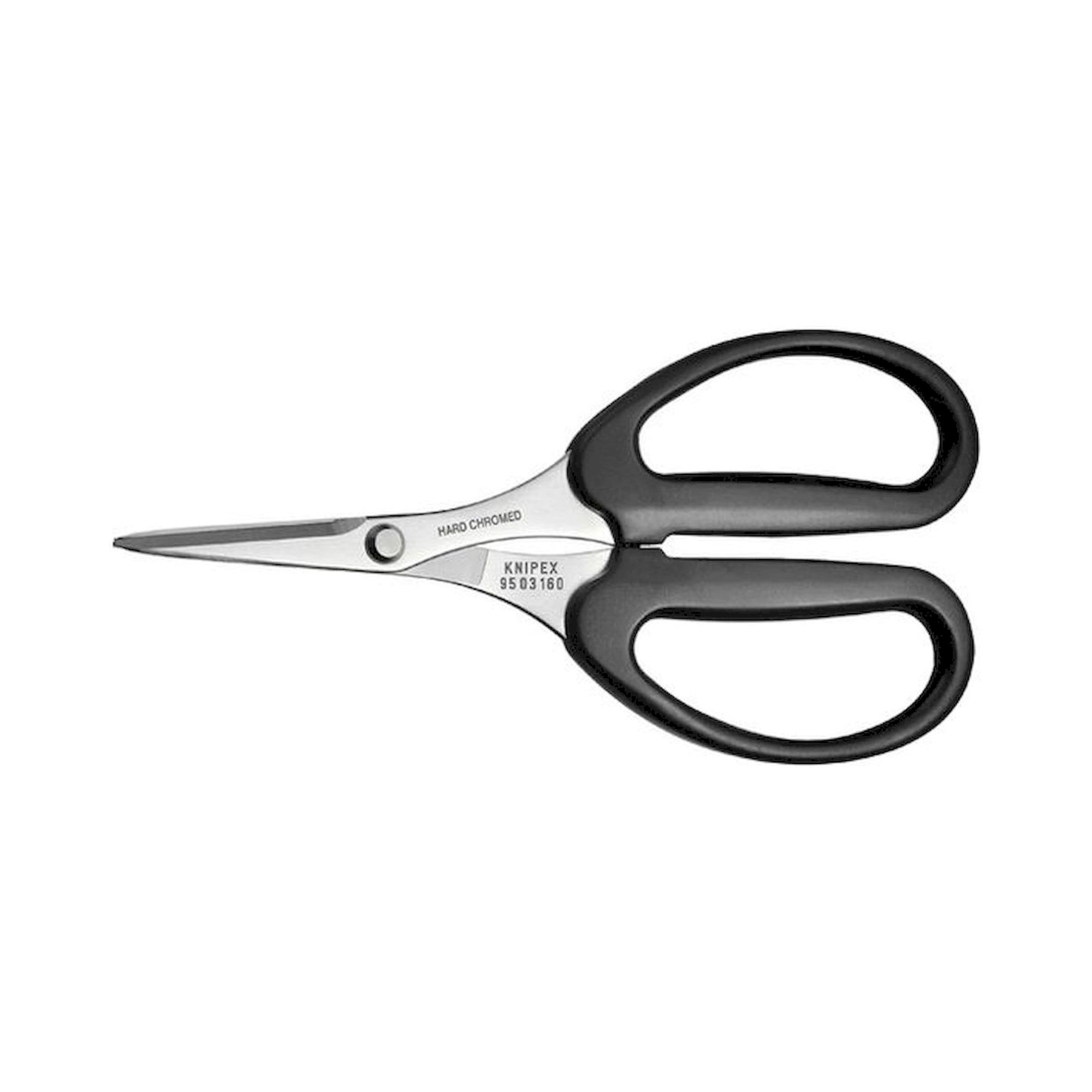 Knipex 95 03 160 SB. Scissors for Kevlar fibers, sales packaging