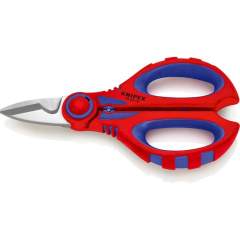 Knipex 95 05 10 SB. Electrician's scissors, Glasss fiber reinforced, 160 mm, sales packaging