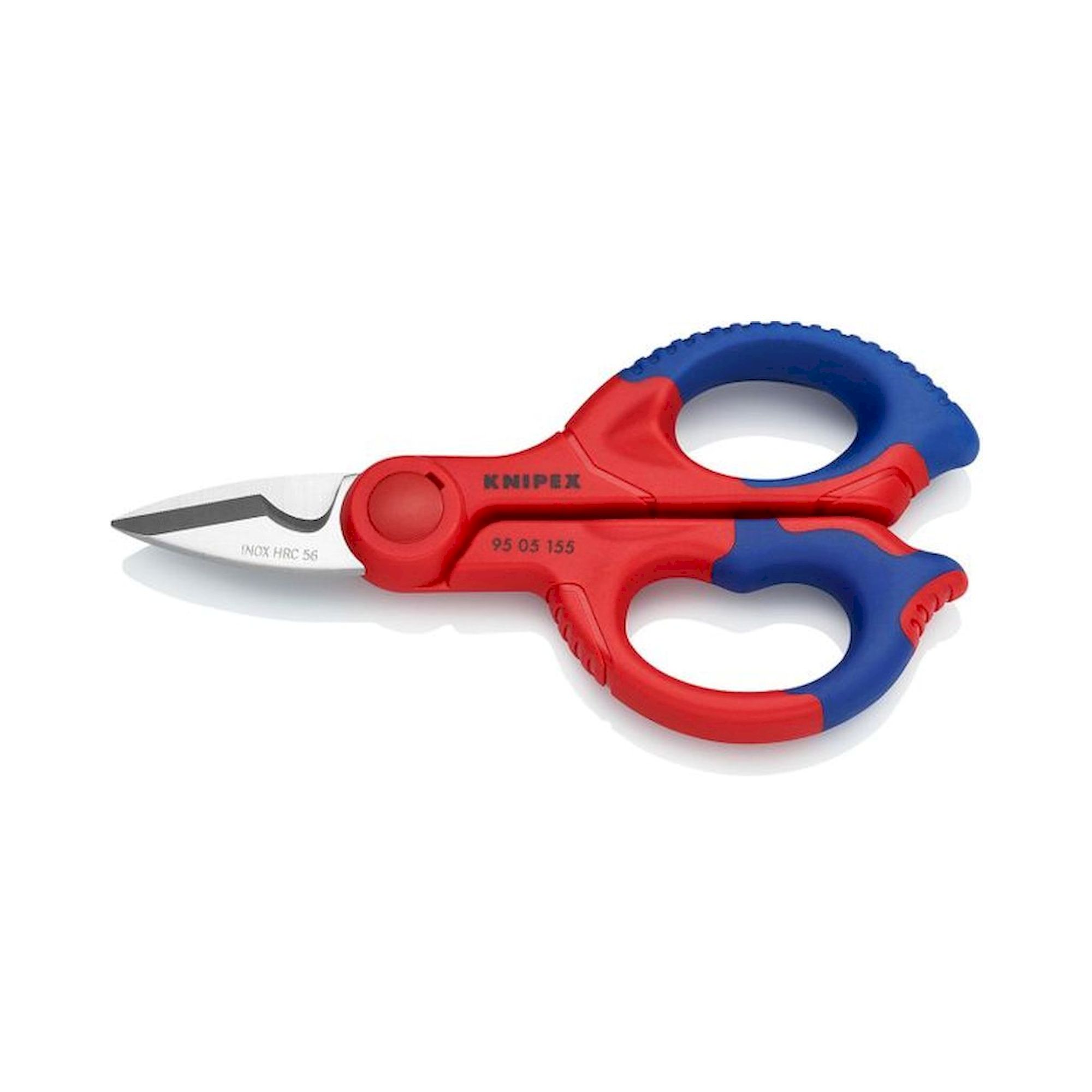 Knipex 95 05 155 SB. Ciseaux d'électricien, renforcés de fibres de verre, 155 mm, emballage SB