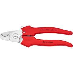 Knipex 95 05 165. Cable shears, handles overmolded with plastic, 165 mm