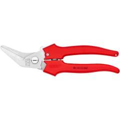 Knipex 95 05 185. Combination shears, handles overmolded with plastic, 185 mm