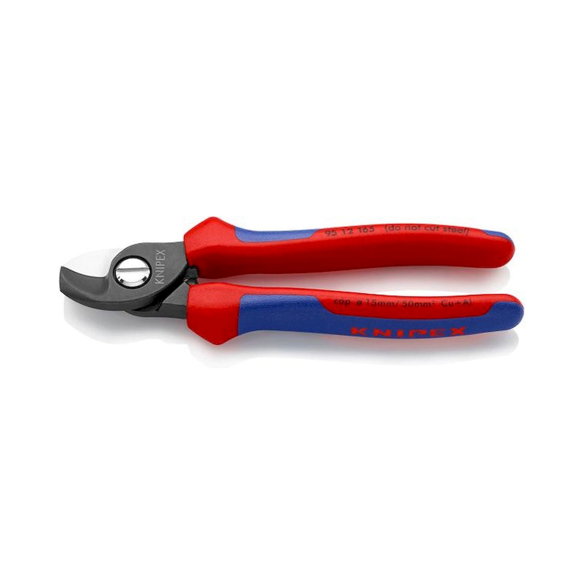 Knipex 95 12 165. Cable shears, burnished, 165 mm