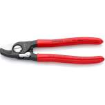 Knipex 95 21 165. Cable shears with opening spring, burnished, 165 mm