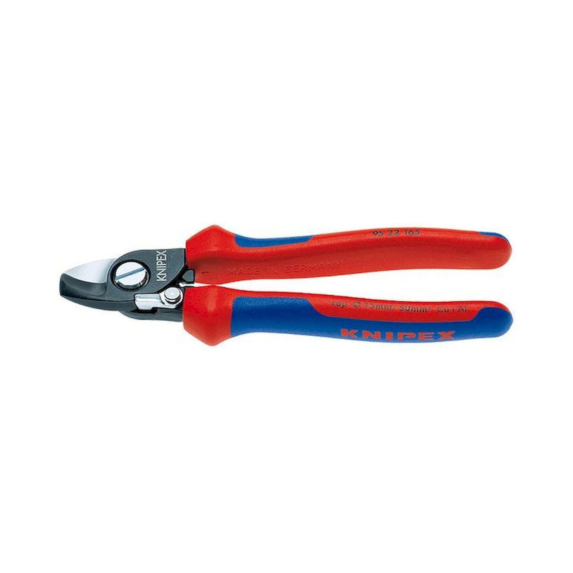 Knipex 95 22 165. Ciseaux à câble avec ressort d’ouverture
